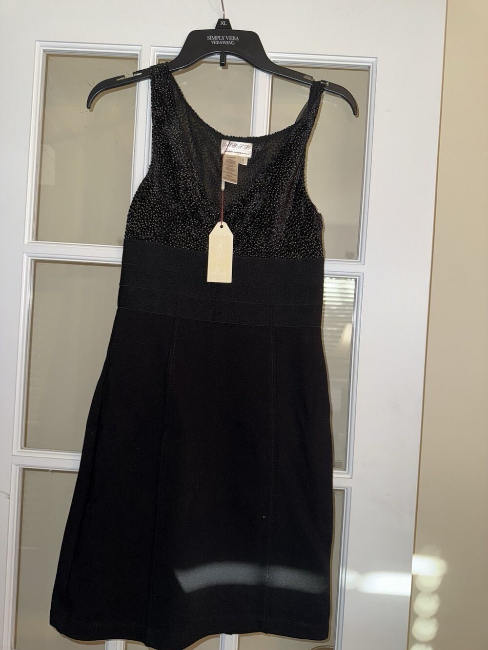 Max Studio Speciality Products NEW black polka dot pencil dress sleeveless small